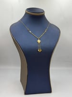 عقد ذهب عيار 21