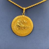 عقد ذهب عيار 21