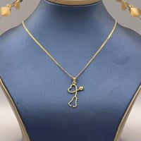 Necklaces Gold 18K - سلسال وتعليقة ذهب عيار 18