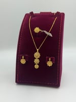 طقم ذهب عيار 21