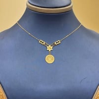 عقد ذهب عيار 21