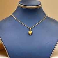 عقد قلب ذهب عيار 18