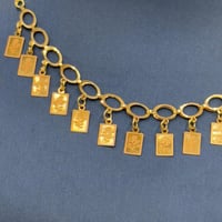 عقد رشرش ذهب عيار 21