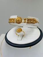 طقم شبكة كرسي جابر ذهب عيار 21