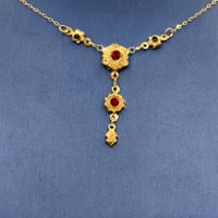 عقد ذهب عيار 21