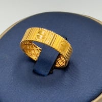 دبلة تصميم عالمي ذهب عيار 21