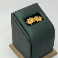 حلق فراشة ذهب عيار 18