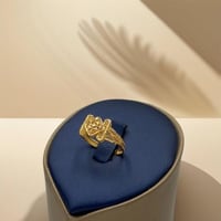 خاتم ذهب عيار 21