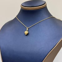 عقد قلب ذهب عيار 18