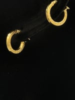 حلق ذهب عيار 18