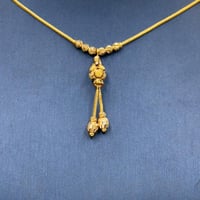 عقد ذهب عيار 22