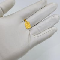 تعليقة شعار السعودية ذهب عيار 21