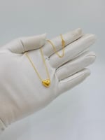 sعقد قلب ذهب عيار 18