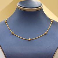 عقد كرات ذهب عيار 21