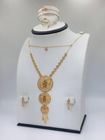 طقم شبكة ذهب عيار 21