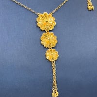 عقد شمس ذهب عيار 22