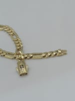 سوارة جنزير موناكو ذهب عيار 18