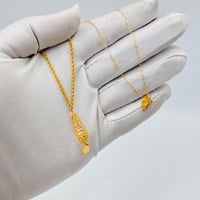 عقد ذهب عيار 21