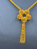 عقد ذهب عيار 21