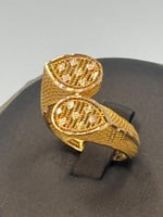 خاتم ذهب عيار 21