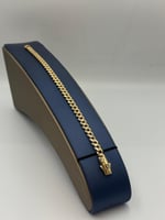 سوارة جنزير موناكو ذهب عيار 18