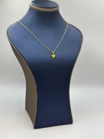 sعقد قلب ذهب عيار 18