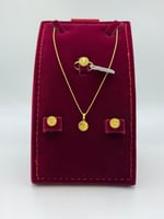 طقم ذهب عيار 18