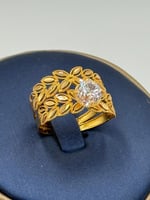 خاتم خطوبة ذهب عيار 21