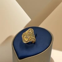 خاتم ذهب عيار 21