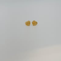 rحلق قلب ذهب عيار 18