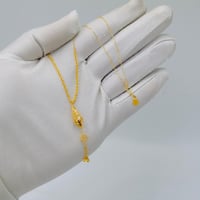 عقد ذهب عيار 21