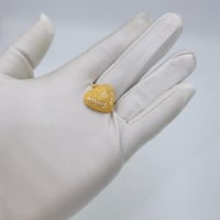 تعليقة قلب ذهب عيار 18