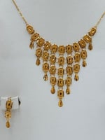 طقم شبكة ذهب عيار 21