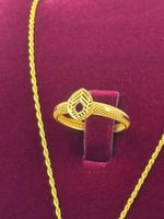 طقم ذهب عيار 21