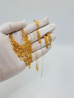 طقم شبكة ذهب عيار 21