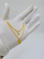 عقد سبائك ذهب عيار 21