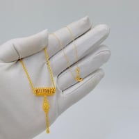 عقد ذهب عيار 21