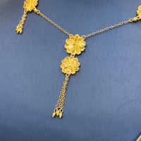 عقد شمس ذهب عيار 22