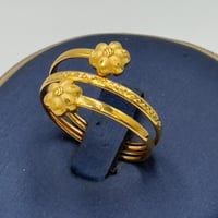 خاتم وردة ذهب عيار 21