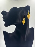 حلق ذهب عيار 22