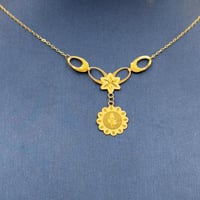 عقد ذهب عيار 21