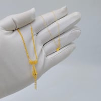 عقد ذهب عيار 21