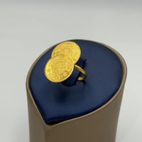 خاتم جنيهات ذهب عيار 21