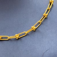 عقد ذهب عيار 21