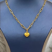 Necklacesd 21K - سلسال وتعليقة عيار 21