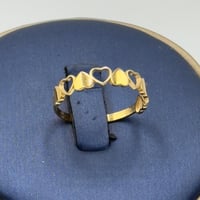 خاتم قلب ذهب عيار 18