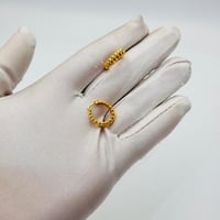 حلق ذهب عيار 21