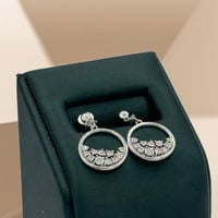 حلق الماس عيار 18