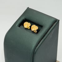 rحلق قلب ذهب عيار 18