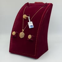 طقم ذهب عيار 21